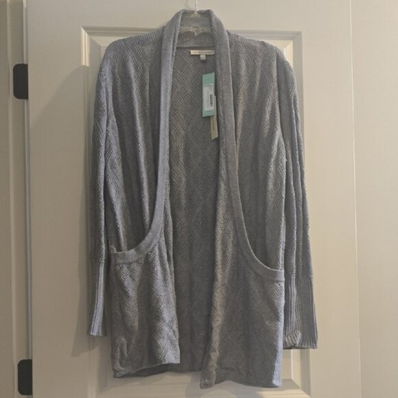 41 Hawthorn Light Gray Open Front Cardigan - Picture 1 of 1